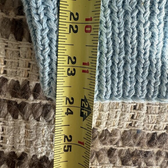 80s VTG Nannell Beaded Puff Sleeve Sweater Size Medium Crystals Icicles Winter - Picture 10 of 10